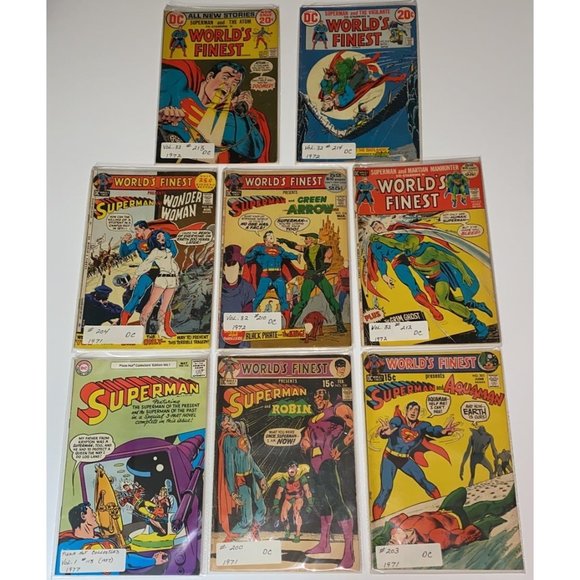 8 SUPERMAN DC COMICS - Picture 1 of 7